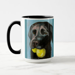Labrador Zwei ist nicht genug | Zwei-Tonen-Tasse,  Tasse