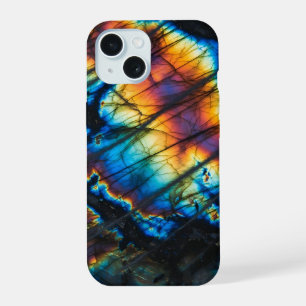 Labradorit Regenbogen Flash iPhone 15 Hülle