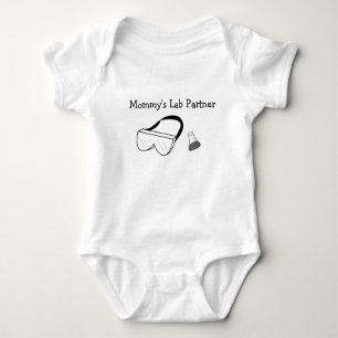 Labradorpartnerbabybodysuit Wissenschaftlermamma Baby Strampler