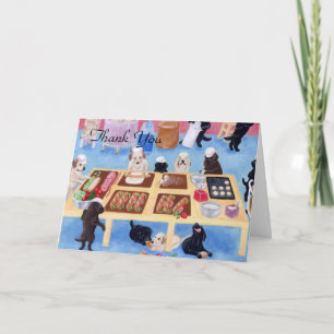 Labradors Bakery Vielen Dank Dankeskarte