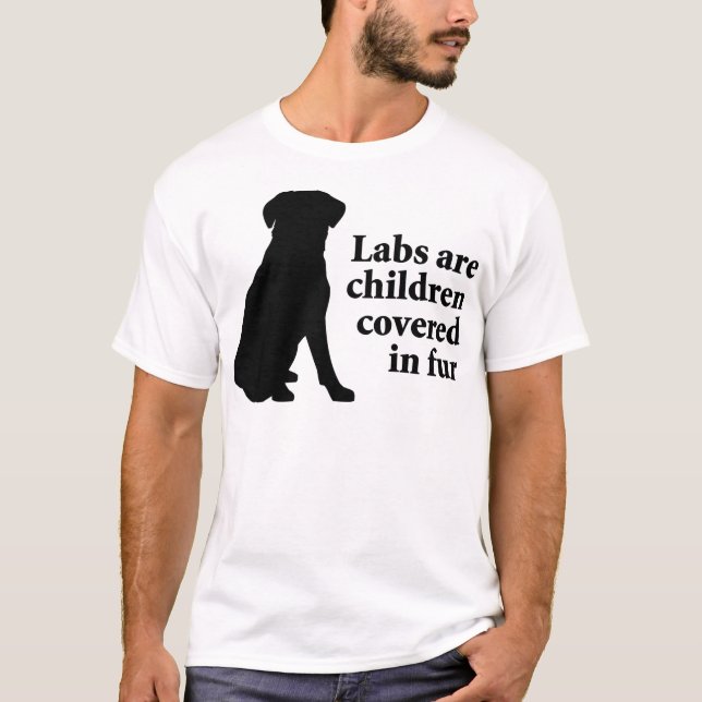 Labradors sind Pelz-Kinder T-Shirt (Vorderseite)