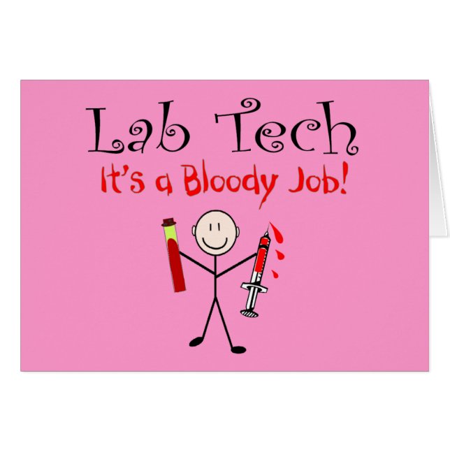 LabradorTech "es ist ein blutiger Job " (Vorderseite (Horizontal))