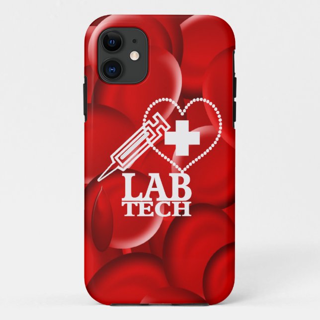 LABRADORtech-HERZ-SPRITZE-LOGO Case-Mate iPhone Hülle (Rückseite)