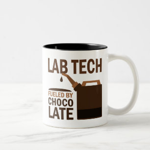 Labradortech-(lustiges) Geschenk Zweifarbige Tasse