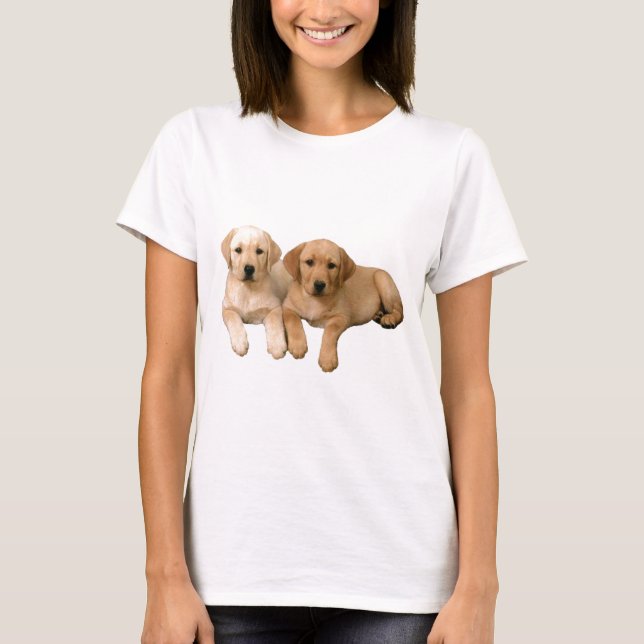 Labradorwelpen T-Shirt (Vorderseite)