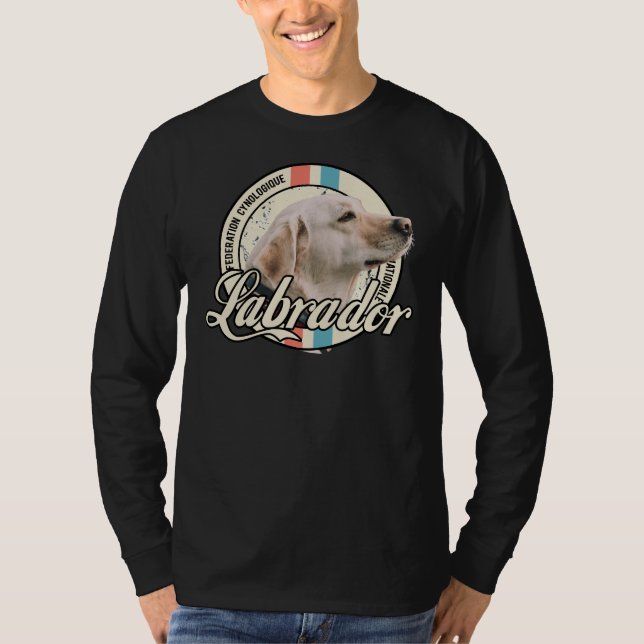 Labrathor Federation Cynologique Dog Angepasst T-Shirt (Vorderseite)
