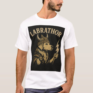 "LABRATHOR" Labrador Norse Warrior T - Shirt