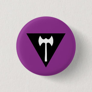 Labrys Lesbian Pride Flag Abzeichen Button