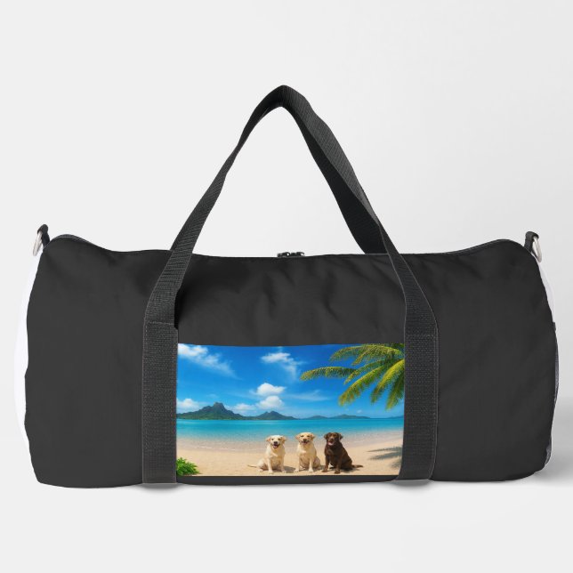 Labs on tropical island duffle bag (Vorderseite)