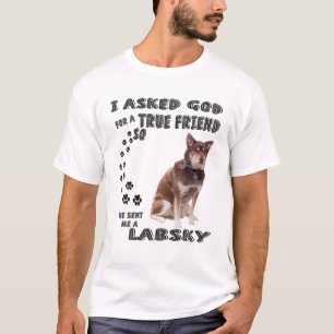 Labsky Quote Mama, Siberian Retriever Vater Print, T-Shirt