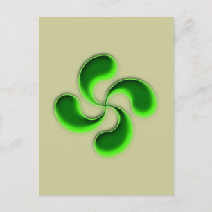 laburu baskisches Kreuz-Baskenkreuz Postkarte