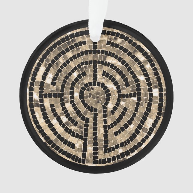 LABYRINTH / Acrylkautschuklation Ornament (Vorderseite)