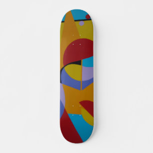 Labyrinth auf dem Asphalt-Skateboard Skateboard