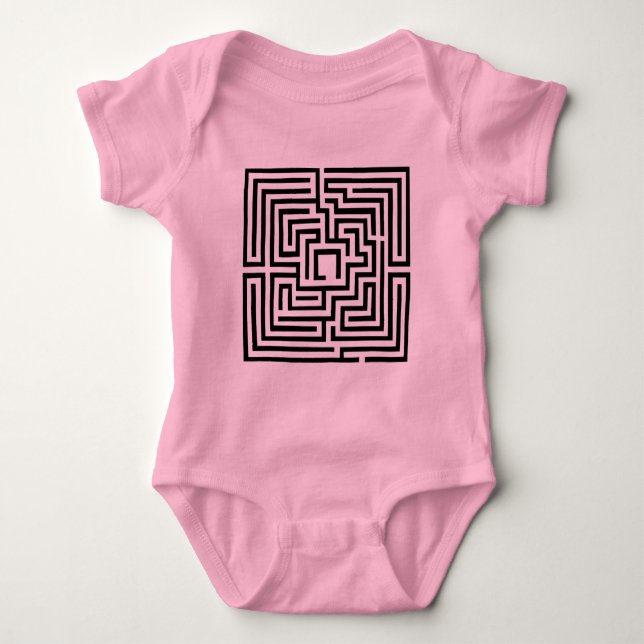 Labyrinth Baby Strampler (Vorderseite)