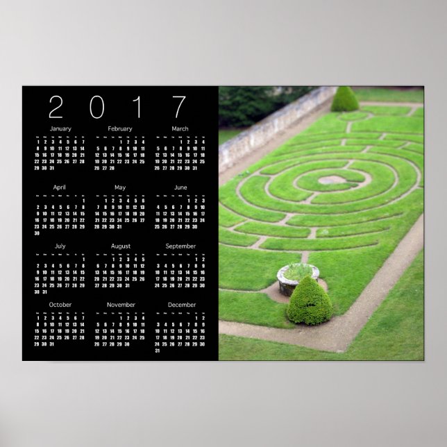 Labyrinth Calendar Poster 2017 (Vorne)
