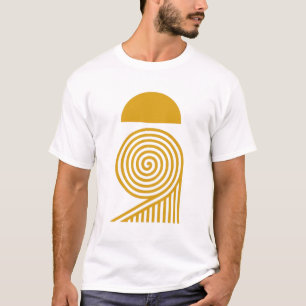 Labyrinth des Lichts – Sonne und goldene Spirale3 T-Shirt
