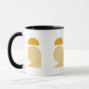 Labyrinth des Lichts – Sonne und Goldene Spirale T Tasse