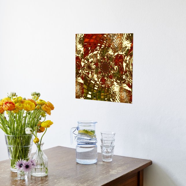 "Labyrinth" Fossilienmuseum Kunst, Kultur Foliendrucke (Ablage(Küche))