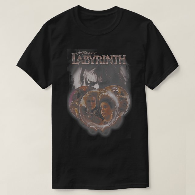 Labyrinth Globes T-Shirt (Design vorne)