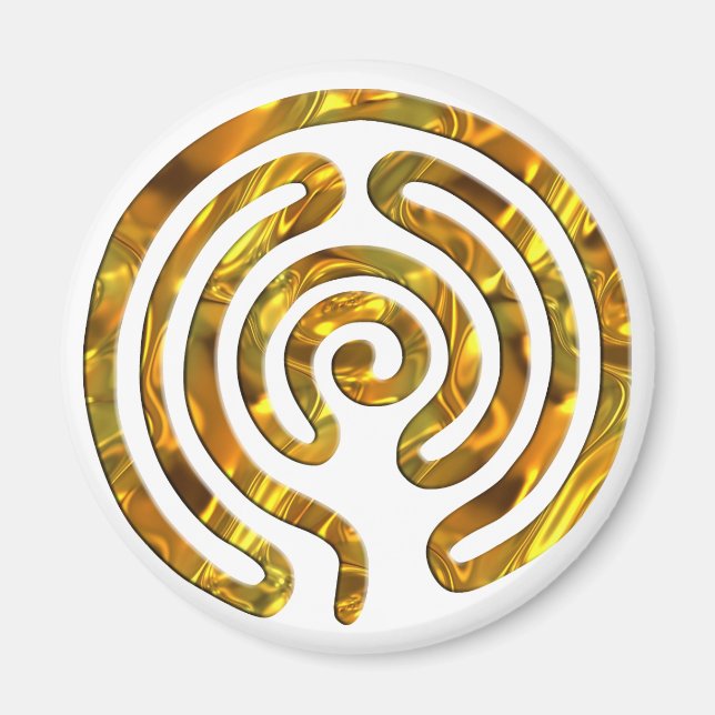 Labyrinth GOLD | Erstellen Sie Ihren eigenen Hinte Magnet (Vorne)