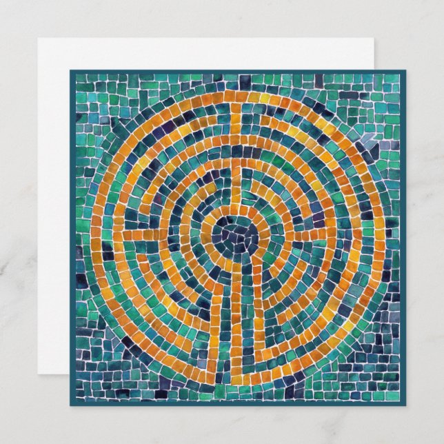 LABYRINTH II 5,25" Square Flat Card Karte (Vorne/Hinten)