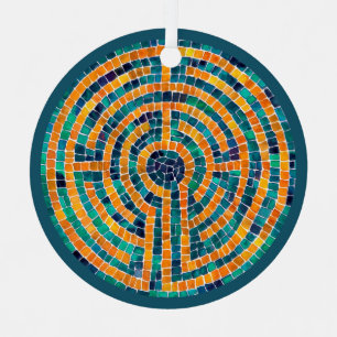 LABYRINTH II - Metallzirkel Ornament Aus Metall