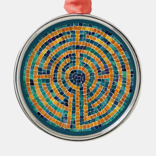 LABYRINTH II Premium Runde Ornamente (Vorne)