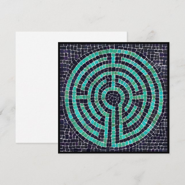 LABYRINTH III 5,25" Square Flat Card Karte (Vorne/Hinten)