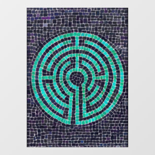 LABYRINTH III 8x11 Fensterheber Fensteraufkleber