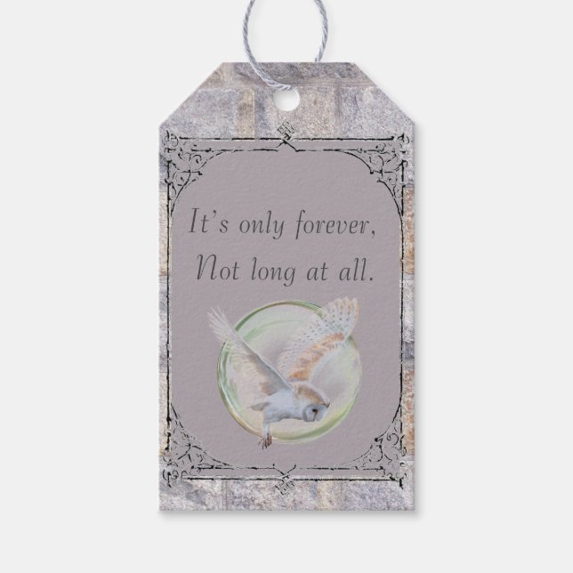 Labyrinth ist nur für immer eine Hochzeitskugel Geschenkanhänger (Vorderseite)