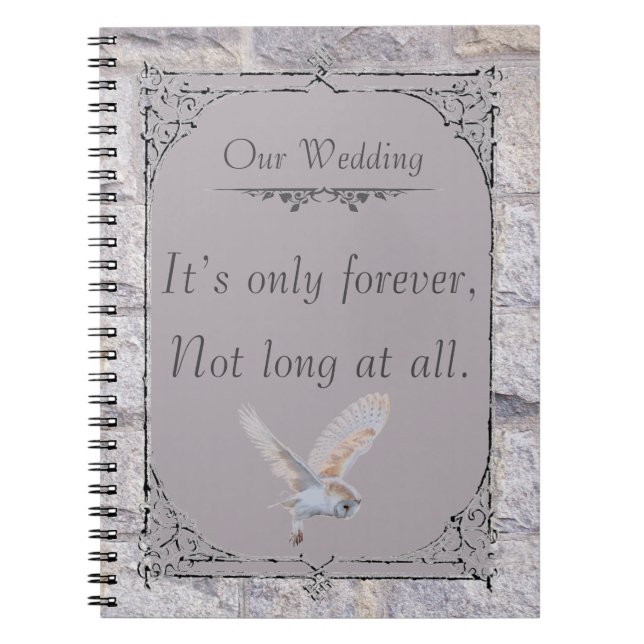 Labyrinth ist nur für immer eine Hochzeitskugel Notizblock (Vorderseite)