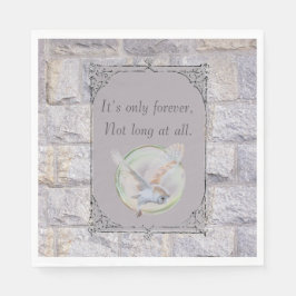 Labyrinth ist nur für immer eine Hochzeitskugel Serviette