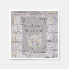 Labyrinth ist nur für immer eine Hochzeitskugel Serviette