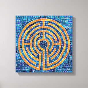 LABYRINTH IV 12x12 umwickelte Leinwand (1,9 cm tie
