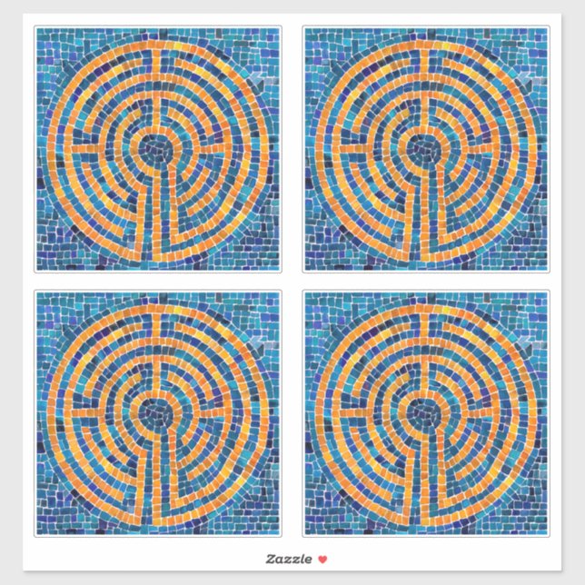 LABYRINTH IV 14" (4 Klein) Vinyl-Aufkleber Aufkleber (Blatt)