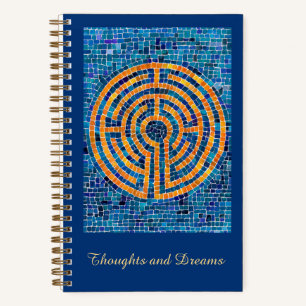 LABYRINTH IV 5,5x8,5 Spiralblock Notizbuch