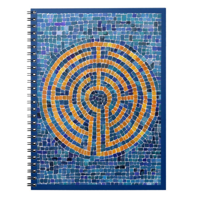 LABYRINTH IV 6.5x8.75 Spiral-Notebook Notizblock (Vorderseite)