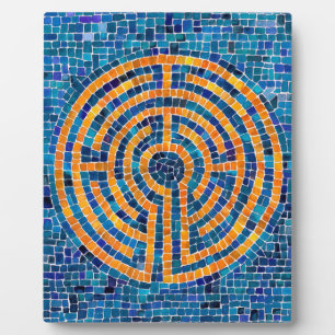LABYRINTH IV 8x10 Plakette mit Staffelei Fotoplatte
