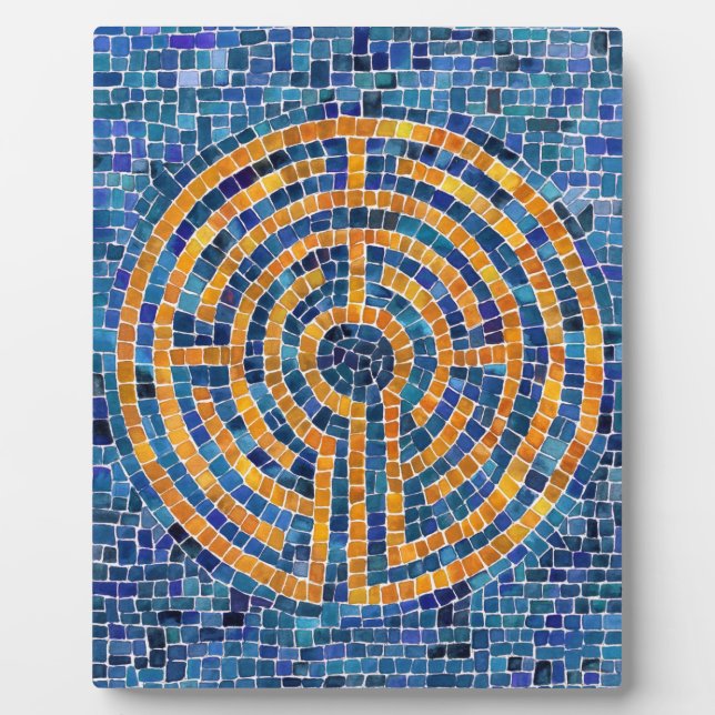 LABYRINTH IV 8x10 Plaque mit Easel Fotoplatte (Vorderseite)