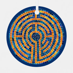 LABYRINTH IV Metallzirkel Ornament Aus Metall