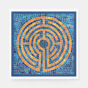 LABYRINTH IV Standard-Lunch-Papier-Serviette - Bla Serviette