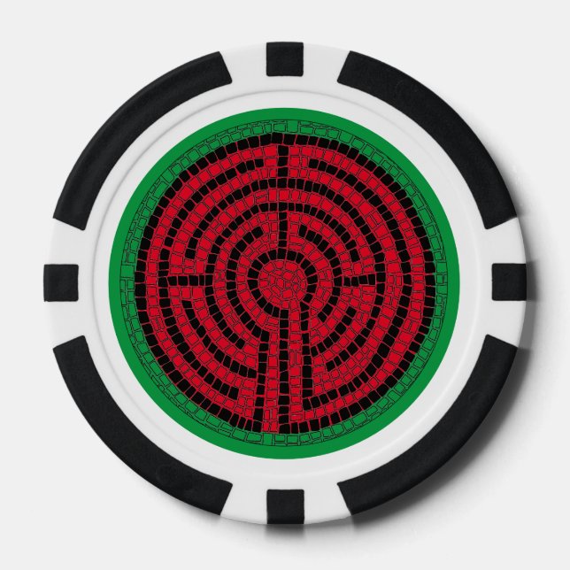 LABYRINTH IX Poker Chips (Vorderseite)