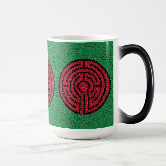 LABYRINTH IX Tall Magic Morphing Tasse (Rechts)