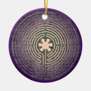 Labyrinth Keramikornament