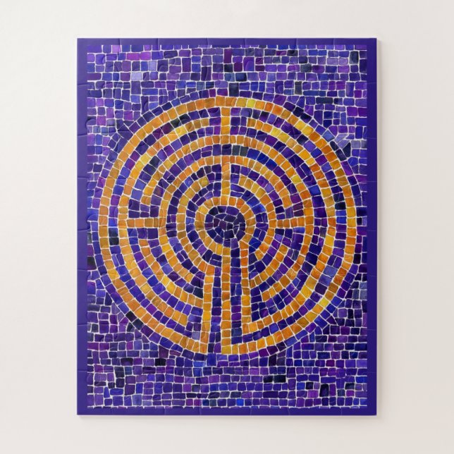 LABYRINTH MOSAIC 16x20 Big Pieces Puzzle (Vertikal)