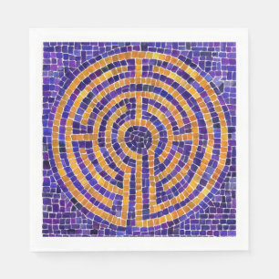 LABYRINTH MOSAIC Standard Luncheopapier Napkins Serviette