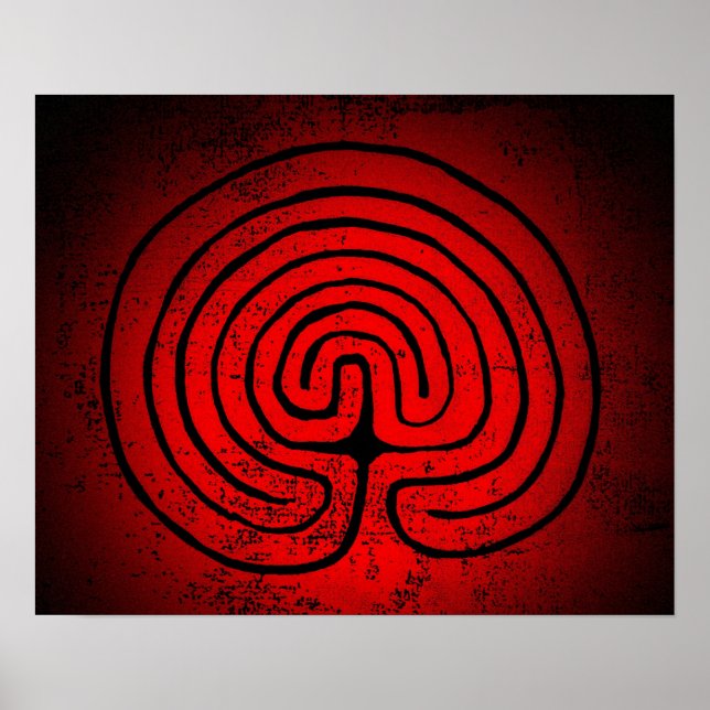 Labyrinth Mystik Poster (Vorne)