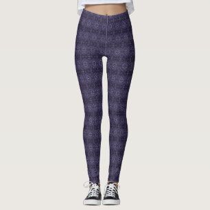 Labyrinth Purpur Abstrakt Alcohol Ink Kunst Leggings