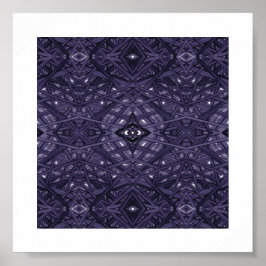 Labyrinth Purpur Abstrakt Alcohol Ink Kunst Poster