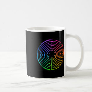 Labyrinth Regenbogen Chartres Labyrinth Irrgarten  Kaffeetasse